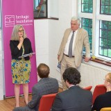 Dr Susan Parham and Keith Boyfield at the launch of Garden Cities - Why Not at the Institute